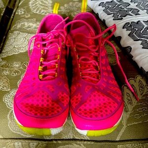 Merrell Women's Pink and Lime Sneakers